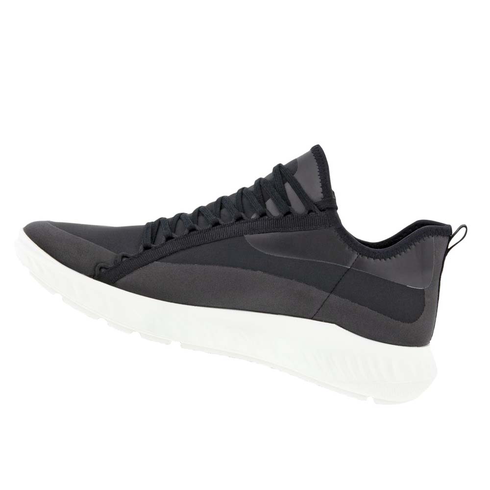 Women's Ecco Ath-1fw Slip-on Sneakers Black | USA 204JPQ